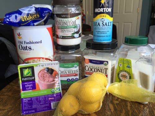 Lemon Bar Ingredients