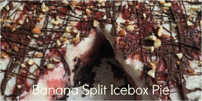 banana split pie header