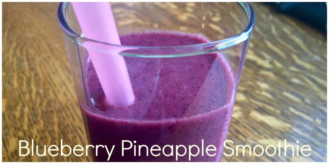 blueberry pineapple smoothie