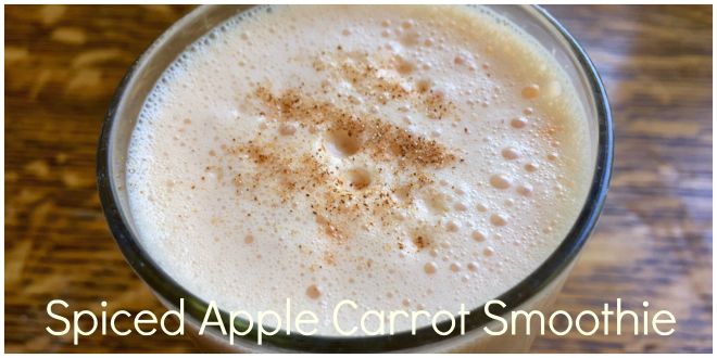 apple carrot smoothie header